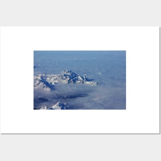 Swiss Alps II. Aerial. 2010 Posters and Art